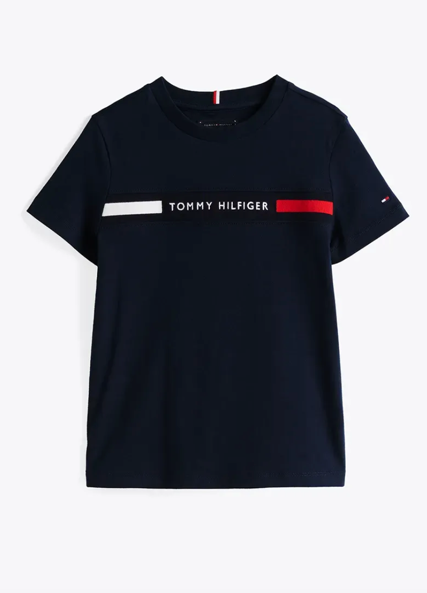 TOMMY HILFIGER T-SHIRT CON LOGO RICAMATO